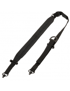 UTG Bolla 1-2 Point Bungee Sling with QD Sling Swivel Black PVC-GB508B