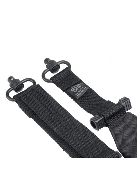 UTG Bolla 1-2 Point Bungee Sling with QD Sling Swivel Black PVC-GB508B UTG Bolla 1-2 Point Bungee Sling with QD Sling Swivel Black PVC-GB508B