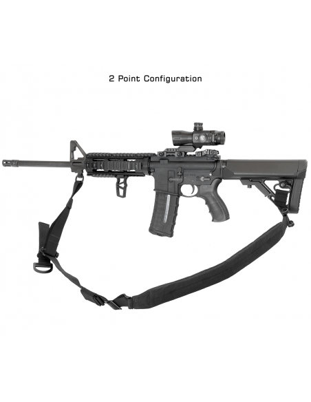 UTG Bolla Bungee Sling 1-2 taškų tamprus ginklo diržas su QD jungtimi PVC-GB508B UTG Bolla Bungee Sling 1-2 taškų tamprus ginklo diržas su QD jungtimi PVC-GB508B