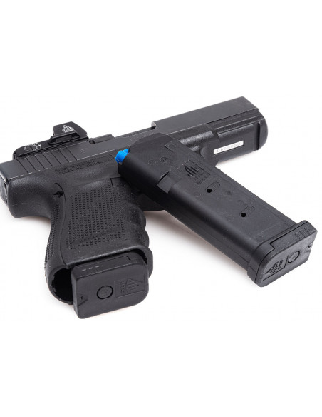 UTG polimerinė dėtuvė GLOCK 19 pistoletams 9x19mm 15 šovinių RBT-GL915 UTG polimerinė dėtuvė GLOCK 19 pistoletams 9x19mm 15 šovinių RBT-GL915