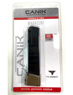 Canik TTI Combat 19-round pistol magazine with MMAC-804 extended base 9x19mm 2