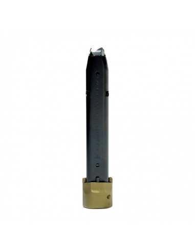 Canik TTI Combat 19-round pistol magazine with MMAC-804 extended base 9x19mm