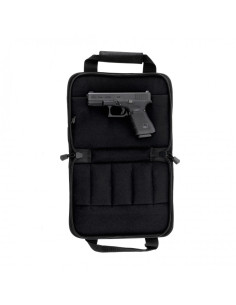 UTG Single Pistol Case PVC-PC01B front view, black 2