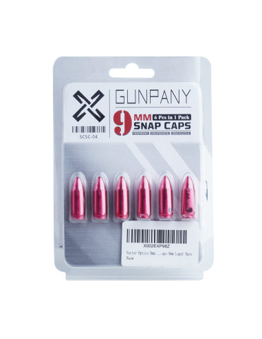 Vector Optics Snap Caps 9x19mm Aliuminiai  imitaciniai šoviniai 6 vnt SCSC-04P