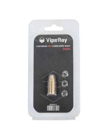 Vector Optics Laser Cartridge 9mm Raudonas lazerinė kulka prišaudymui SCBCR-11