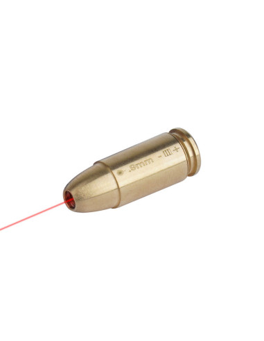 Vector Optics Laser Cartridge 9mm Raudonas lazerinis šovinys prišaudymui SCBCR-11