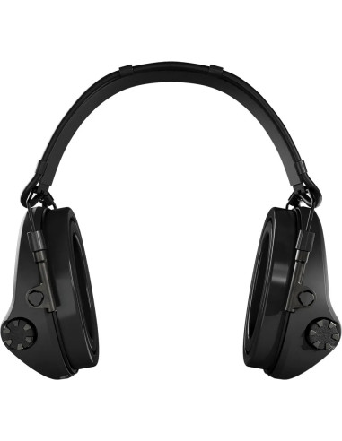 Sordin Supreme Headband X2 elektroninės aktyvios apsauginės šaudymo ausinės 301004-10G juoda