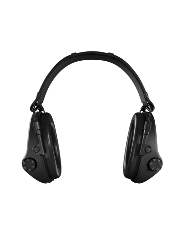 Sordin Supreme Headband X2 elektroninės aktyvios apsauginės šaudymo ausinės 301004-10G juoda