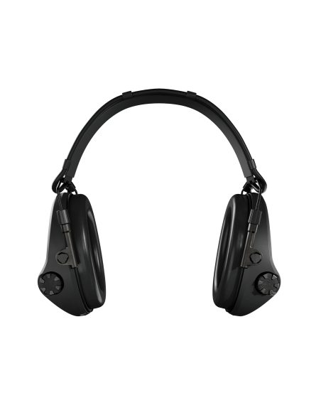 Sordin Supreme Headband X2 elektroninės aktyvios apsauginės šaudymo ausinės 301004-10G juoda