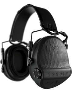 Sordin Supreme X2 Leather Headband Black GEL hearing protection headset 301004-10G 2