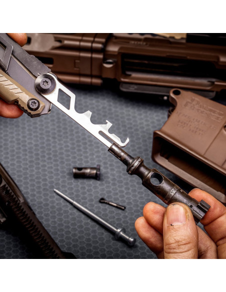 Kompaktiškas AR-15 ginklų priežiūros įrankis Real Avid gramdiklis