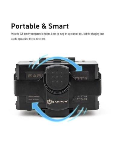 Earmor M20T Pro shooting hearing protectors with Bluetooth