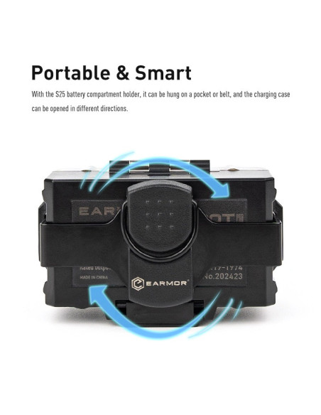 Earmor M20T Pro shooting hearing protectors with Bluetooth