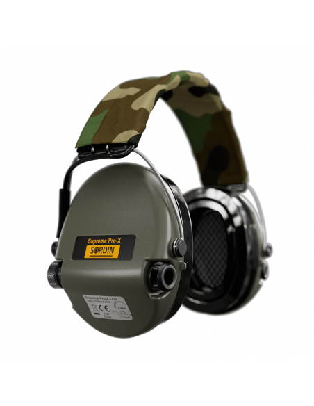 Sordin Supreme Pro-X LED active hearing protector Sordin Supreme Pro-X LED active hearing protector