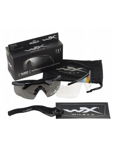 Wiley X Saber Advanced 317 Safety Glasses Clear / Grey