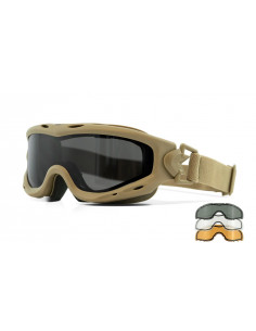 Wiley X Spear Dual Lens Tan Grey/Clear/Light Rust SP293DLT