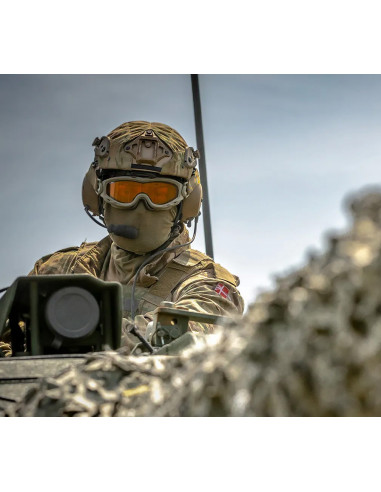 Wiley X Spear Dual Lens Tan Grey/Clear/Light Rust SP293DLT