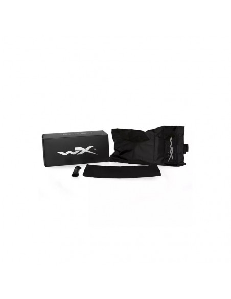 Wiley X Spear Dual Lens Black Goggle - Grey/Clear/Light Rust Shields Wiley X Spear Dual Lens Black Goggle - Grey/Clear/Light Rust Shields