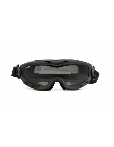 Wiley X Spear Dual Lens Black Goggle - Grey/Clear/Light Rust Shields