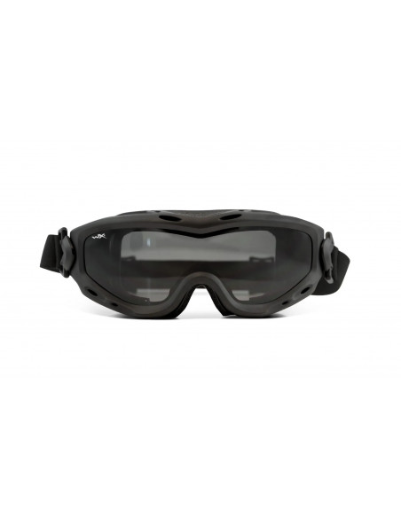 Wiley X Spear Dual Lens Black Goggle - Grey/Clear/Light Rust Shields Wiley X Spear Dual Lens Black Goggle - Grey/Clear/Light Rust Shields