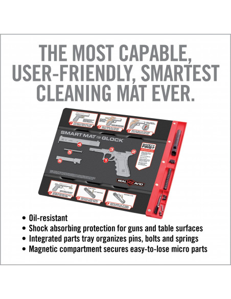 Real Avid Glock Smart Mat ginklo valymo kilimėlis AVGLOCKSM